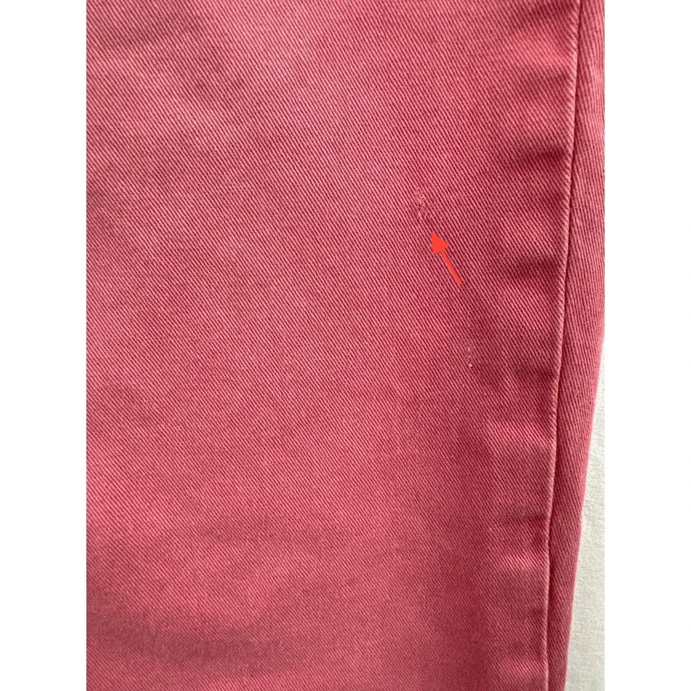 Vtg Polo Ralph Lauren Slim GI Fit Pants 36/32 Red Cotton Chinos Preppy Old Money